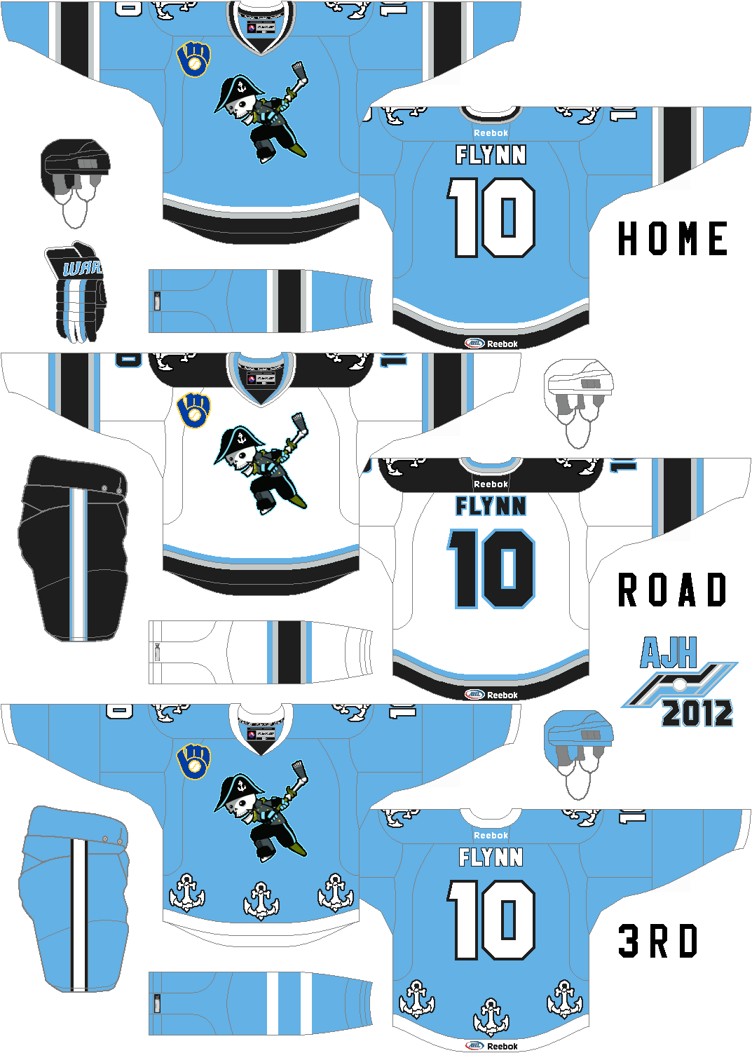 AJH Hockey Jersey Art Brewing up some Admirals