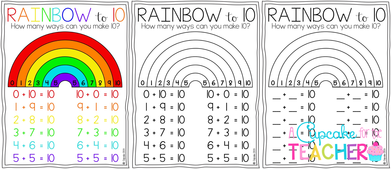 Ways To Make 10 Anchor Chart