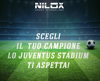 Gioca gratis con Nilox e vinci coppie di biglietti per le partite della Juventus Logo Gioca gratis con Nilox e vinci coppie di biglietti per le partite della Juventus