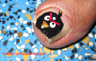 Nail Art - Angry Bird