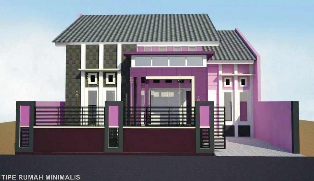 home design interior singapore Rumah  1 Lantai Dengan  Garasi  Rumah  Minimalis  Mewah