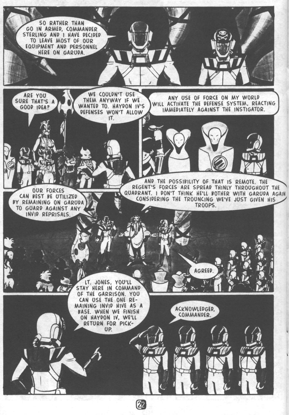 Read online Robotech II: The Sentinels comic -  Issue #19 - 24