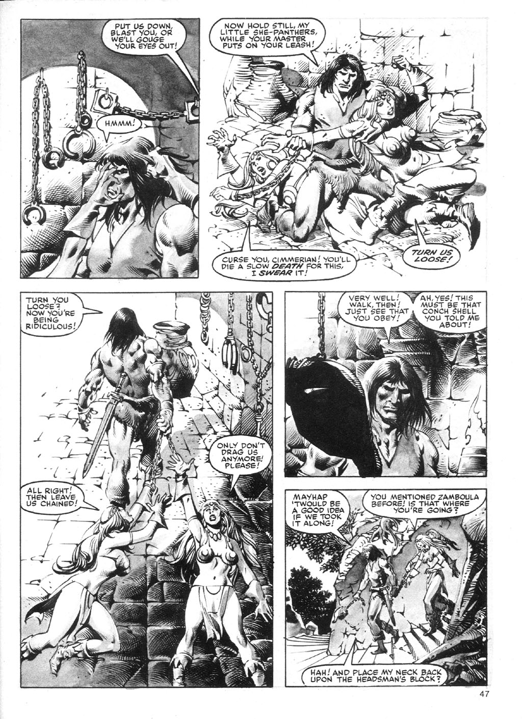 Read online The Savage Sword Of Conan comic -  Issue #88 - 47