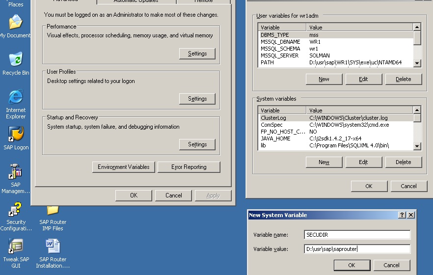 SAP Router configuration and renew of the SAP router Certificate SAP BASIS & HANA Administration