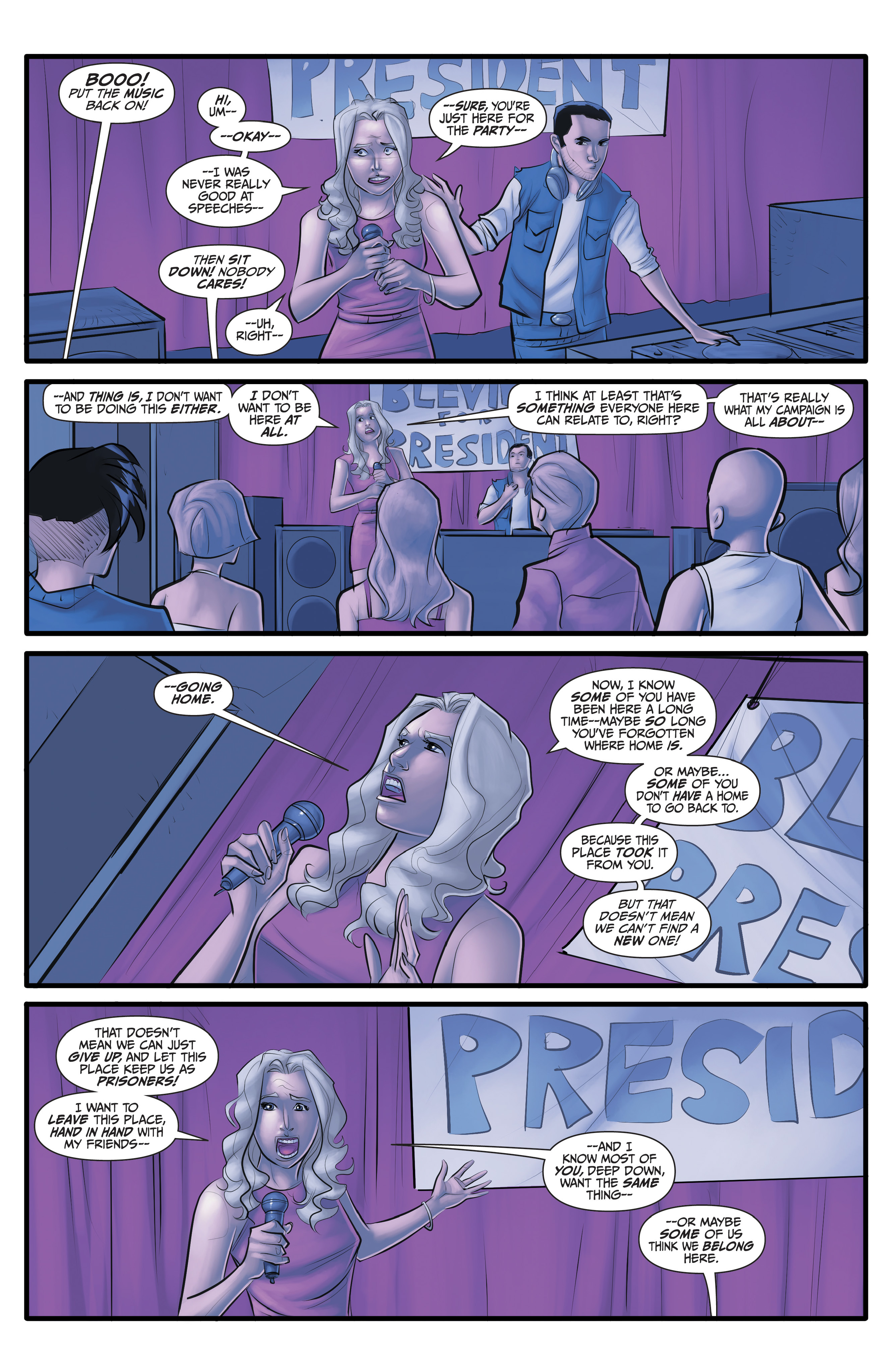 Read online Morning Glories comic -  Issue #47 - 19