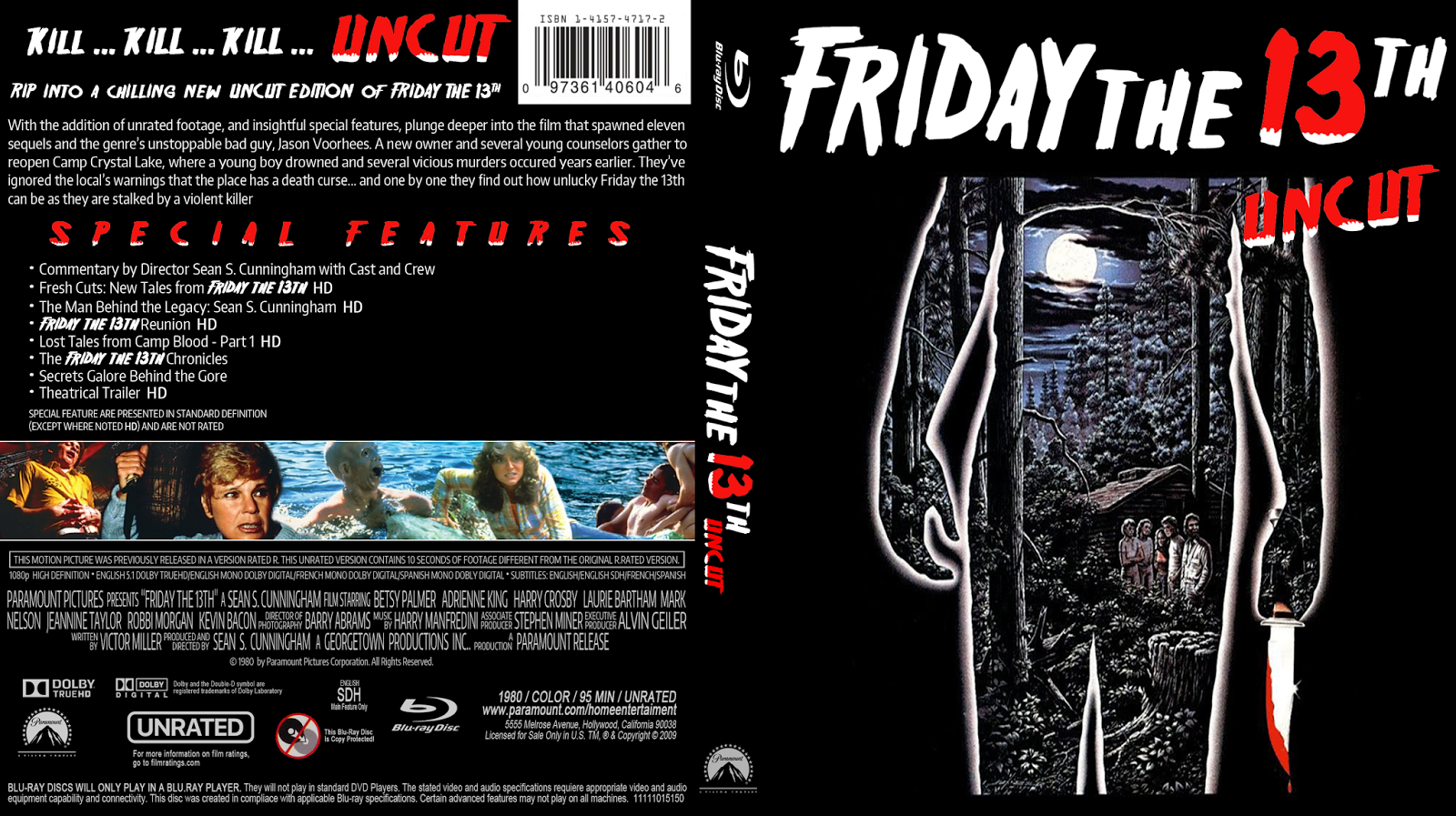 Friday the 13th (1980) DVD cover by TCF1138 on DeviantArt