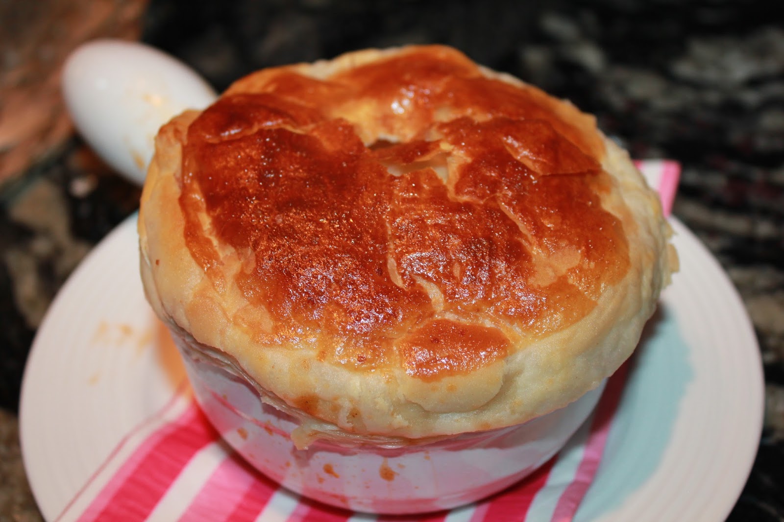 Sisters Luv 2 Cook Beef Pot Pies Topped with Puff Pastry