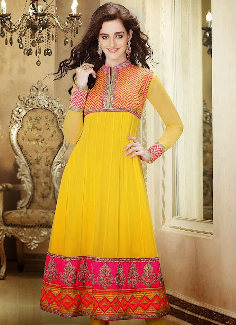 Indian Designers Churidar Suits Beautiful Dress 2013-14 - Beautiful ...