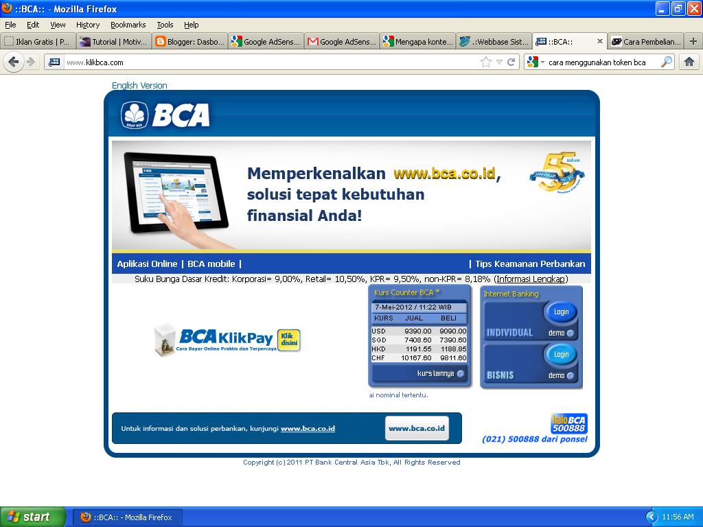 Cara penggunaan token bca untuk transfer