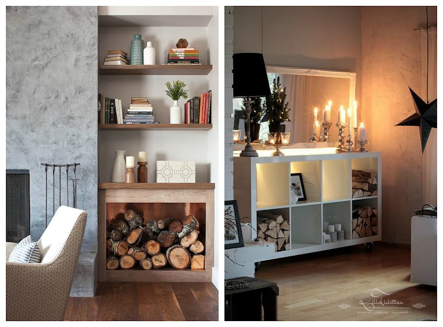 BUSCANDO INSPIRACION: 10 ideas chulas para almacenar los troncos de la