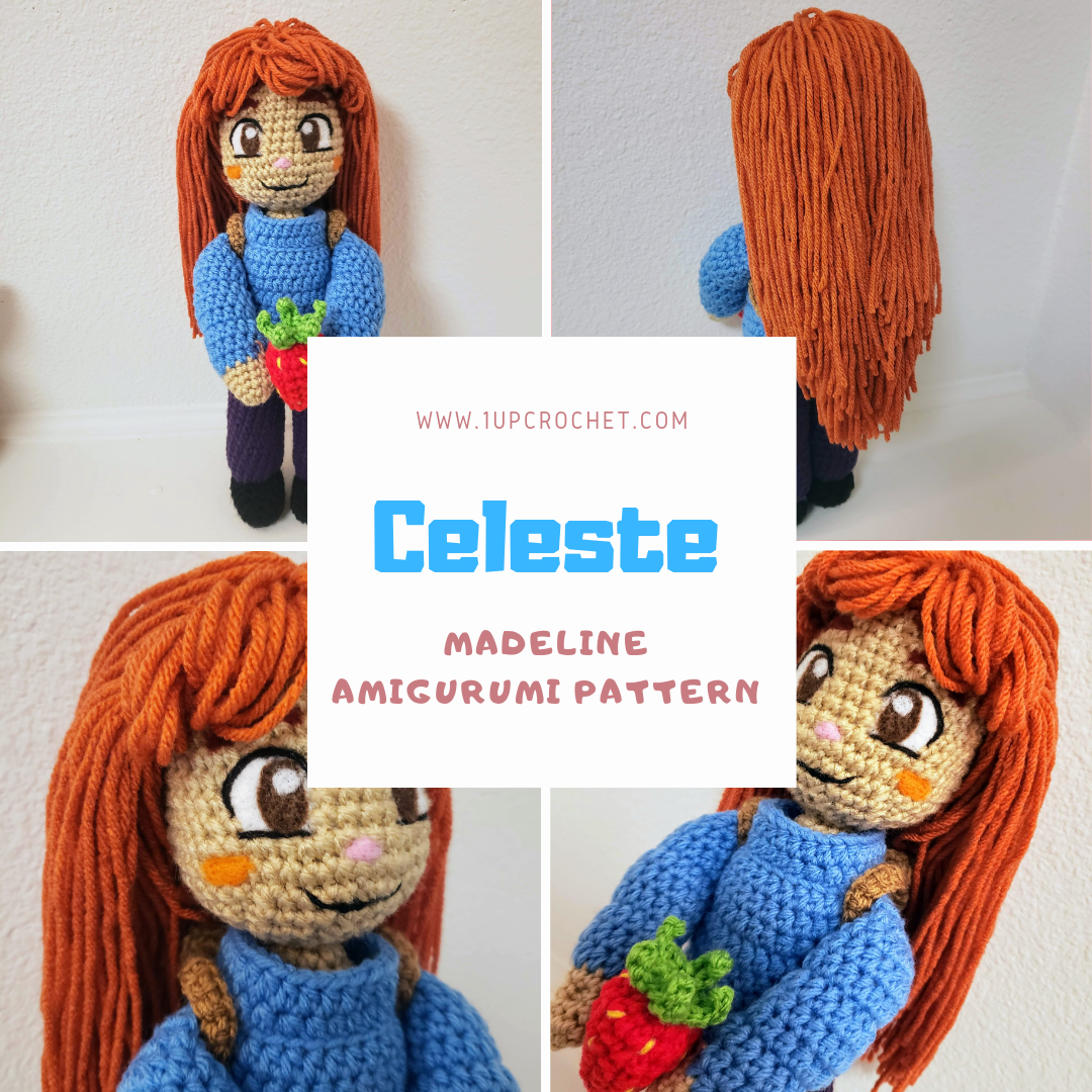 Celeste Madeline Amigurumi 1up Crochet