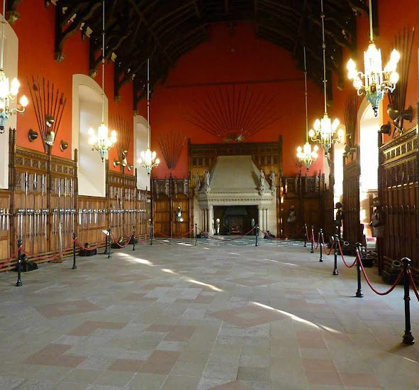 Interior do castelo de Edimburgo