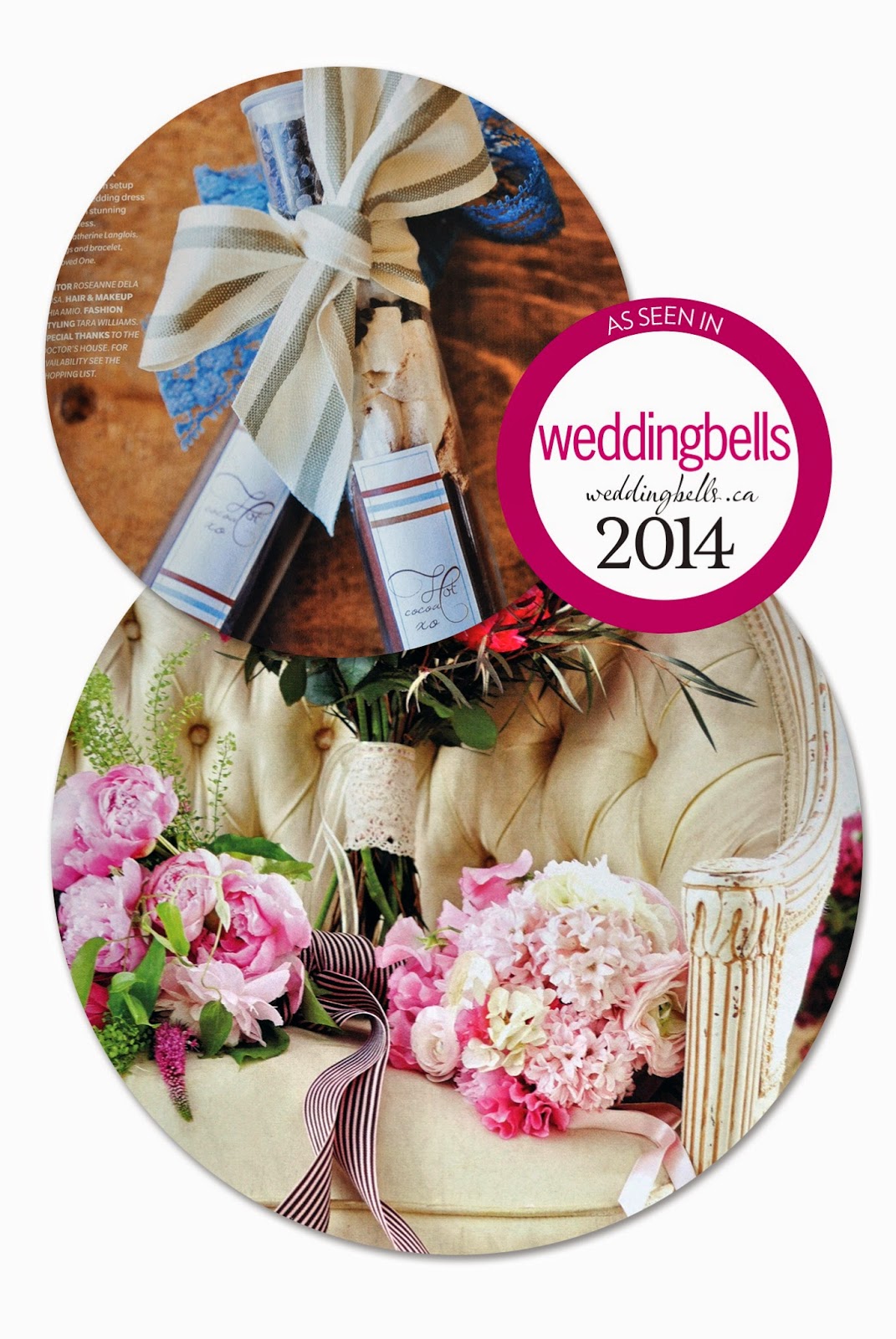 diy wedding inspiration as seen in Weddingbells magazine