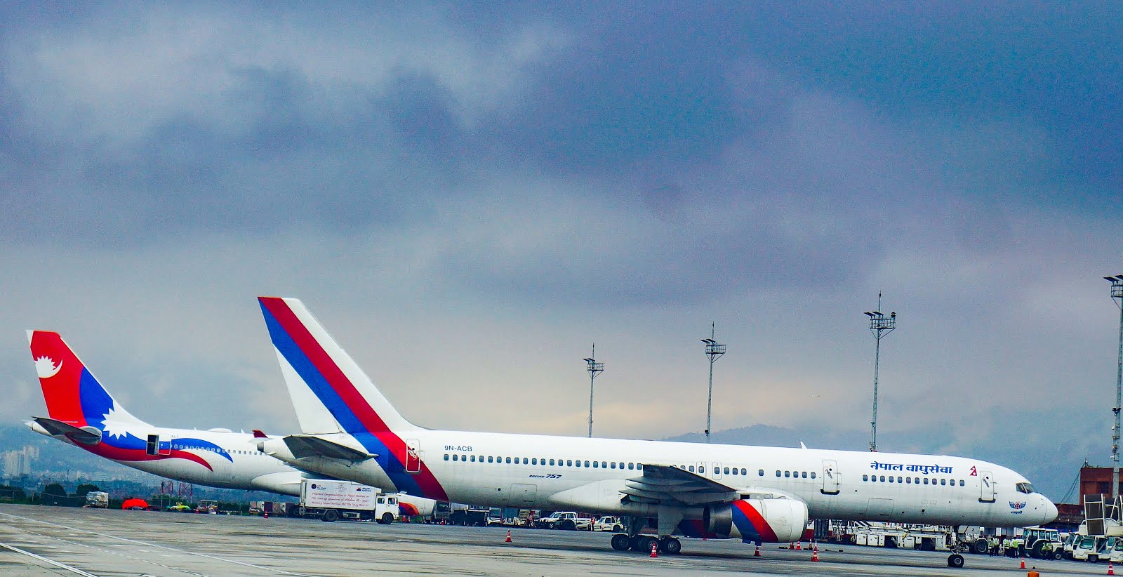 9N-ACB, Nepal Airlines Boeing Nepal Airlines Airbus A330 Boeing 757 VNKT Royal Nepal Airlines