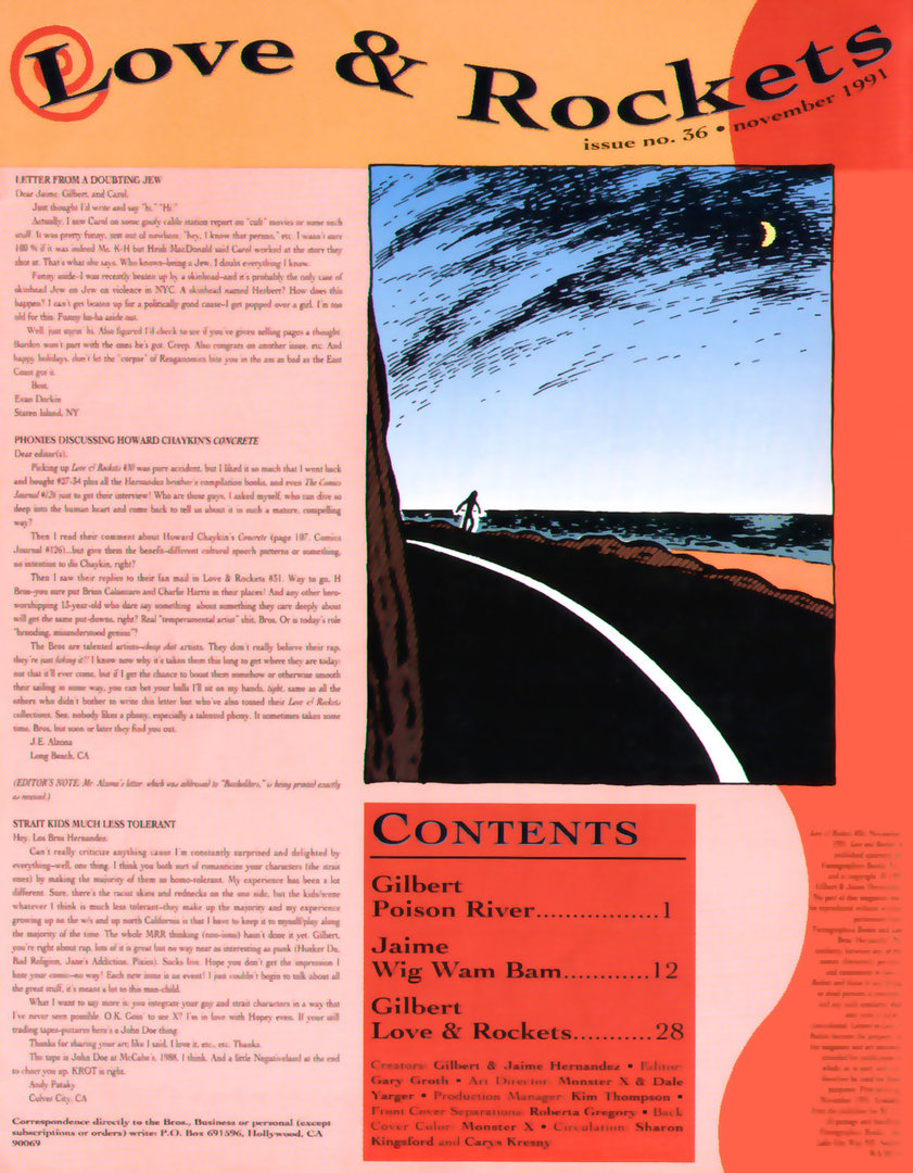 Read online Love and Rockets (1982) comic -  Issue #36 - 2