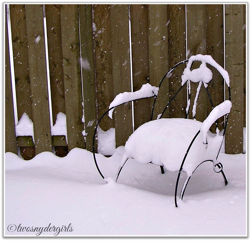 Our Retirement Days Chair in winter