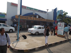 Ernakulam Junction train terminus in Kochi.