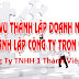 Cung cấp dịch vụ thành lập Công Ty TNHH 1 thành viên trọn gói