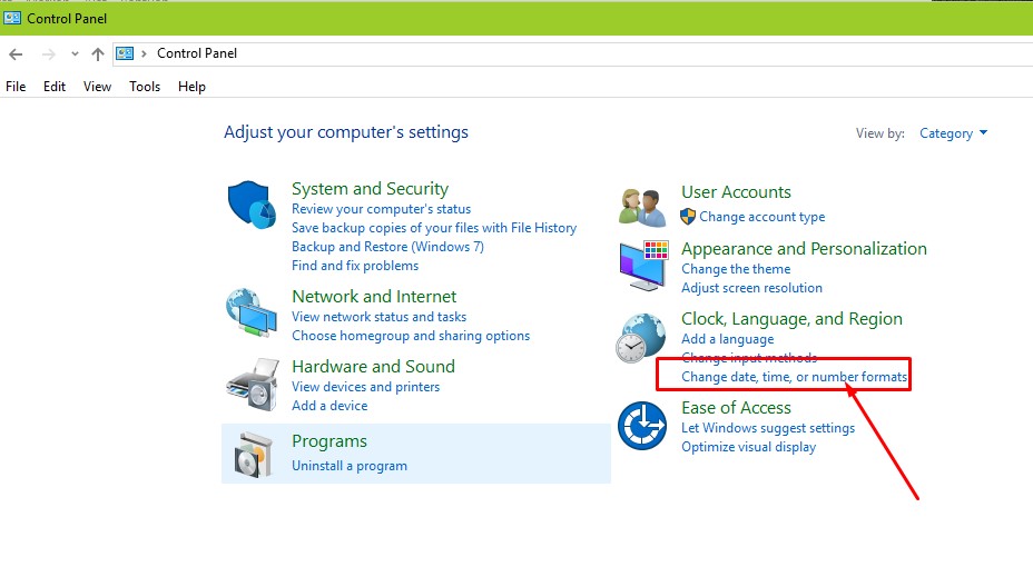 Cara Merubah Format Jam ke Indonesia di windows 10 - tes tema