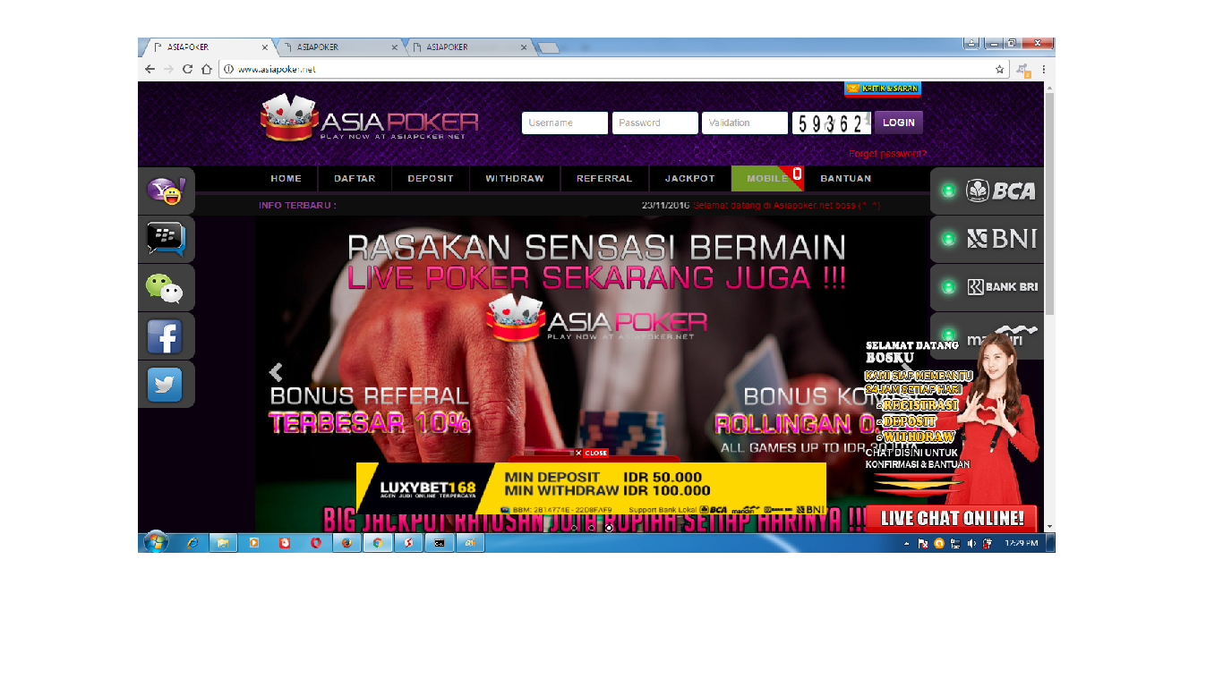 Situs Poker Online Terpercaya di Asia