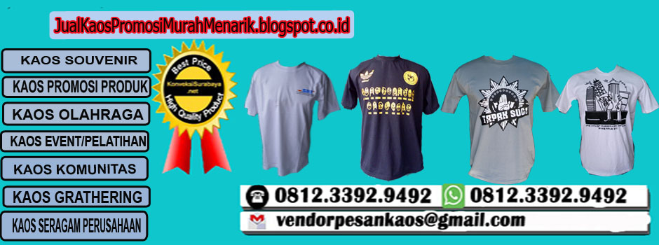 jual kaos promosi murah menarik