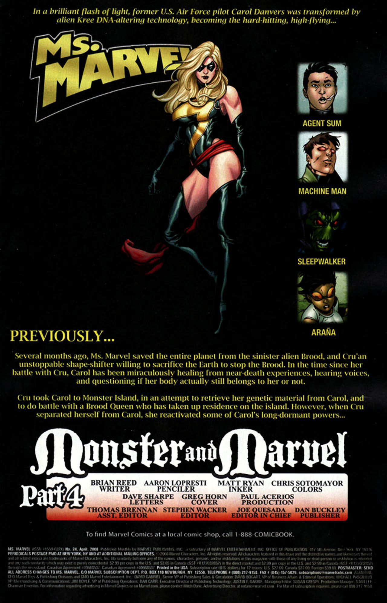 Read online Ms. Marvel (2006) comic -  Issue #24 - 2