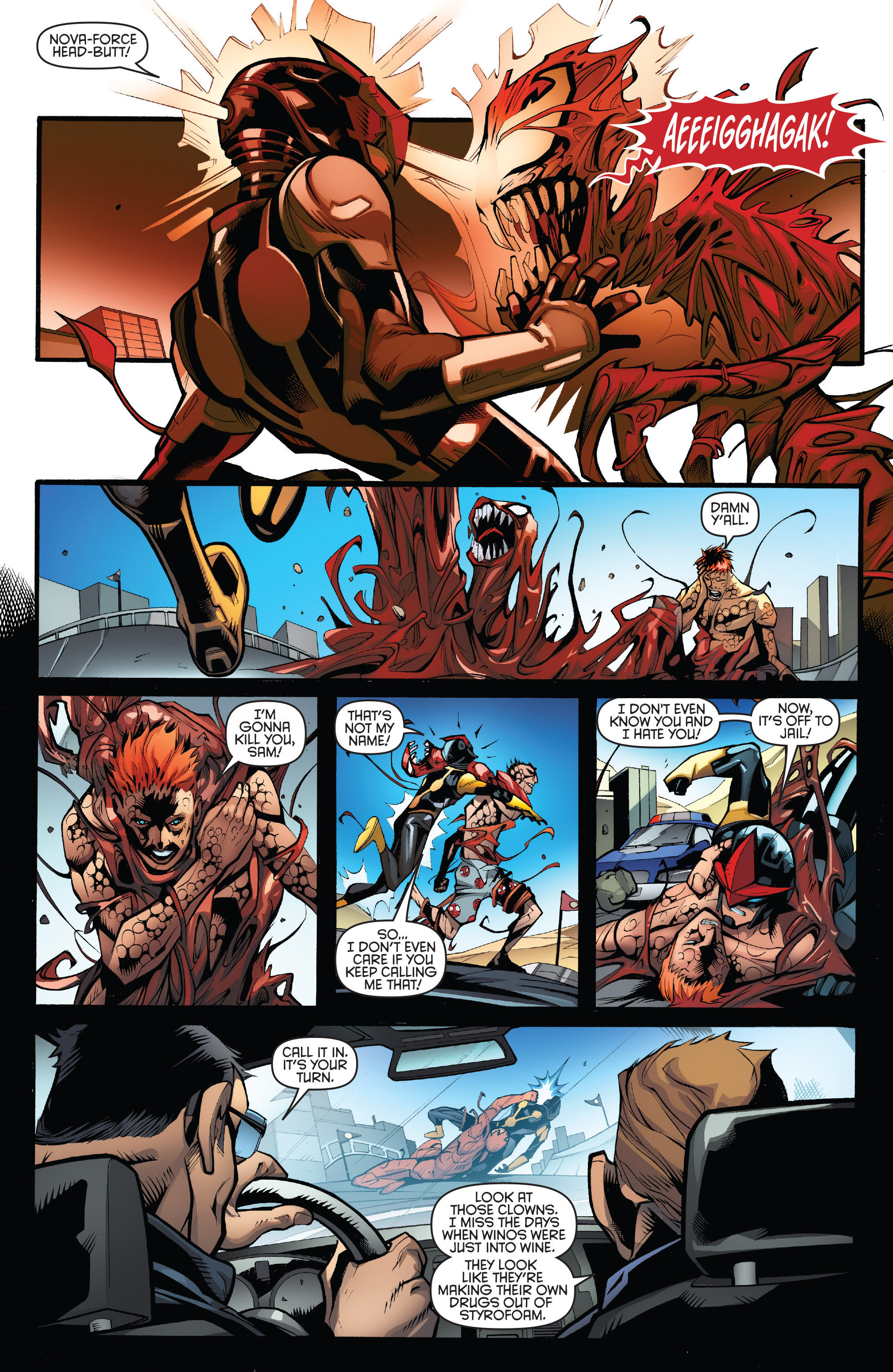 Read online Nova (2013) comic -  Issue #26 - 17