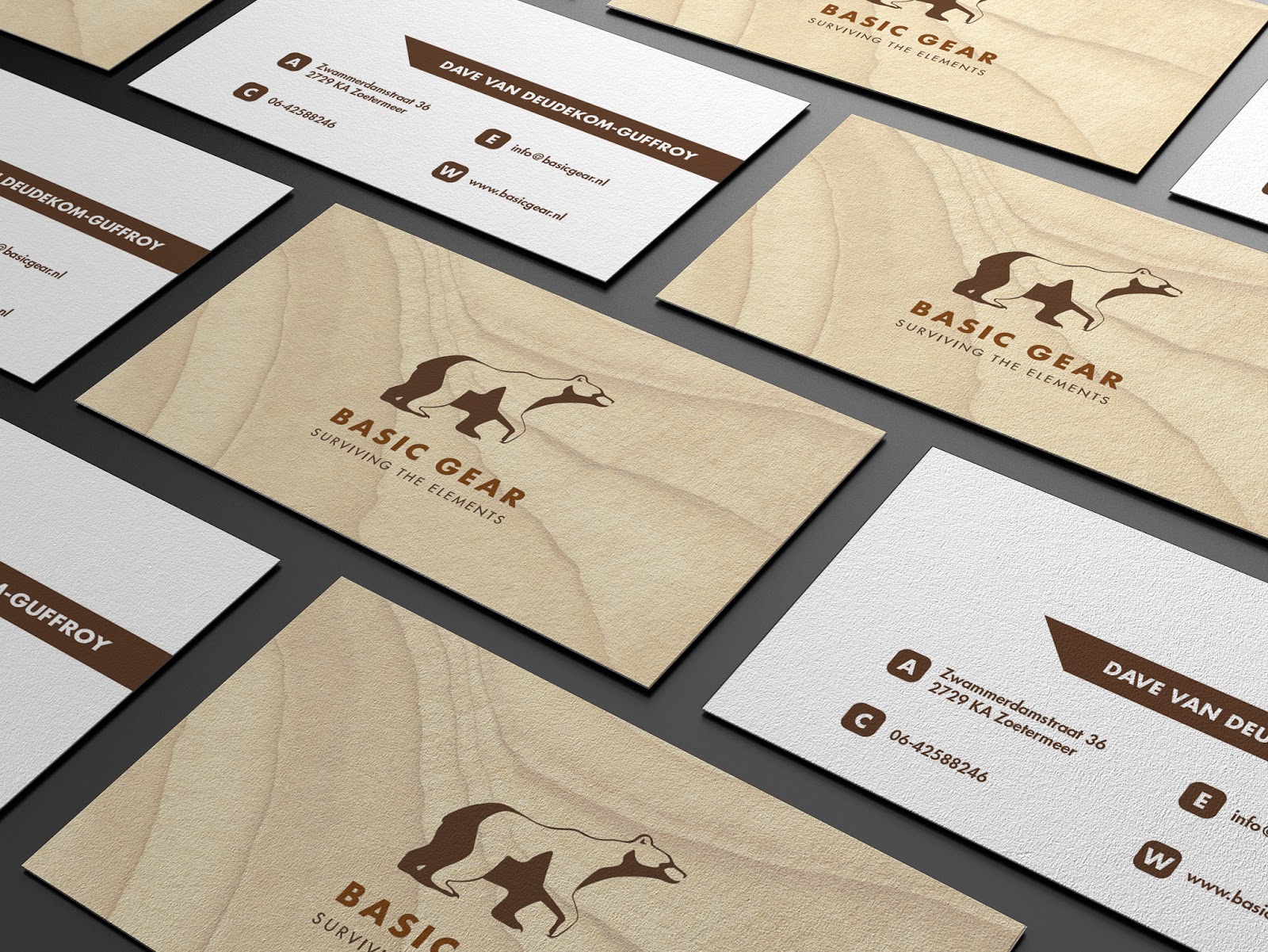 Katie Bevan: Business Cards for Basic Gear