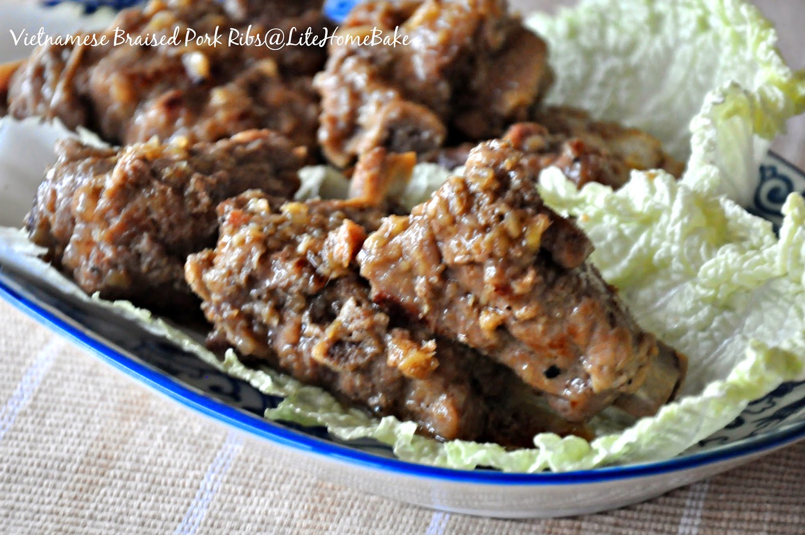 Ribs the Vietnamese Way ~ Lite Home Bake