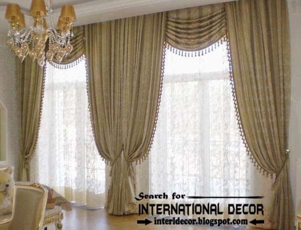 classic living room curtain styles, colors, living room curtains