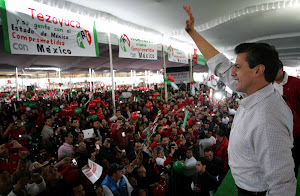 Miles de mexiquenses apoyan a Enrique Peña Nieto en Ecatepec