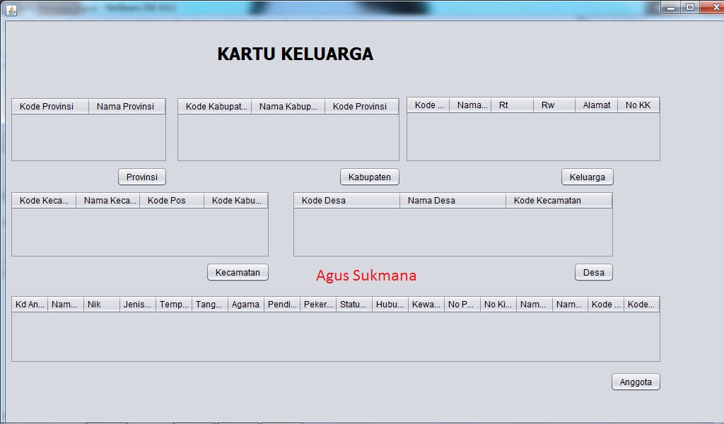 Tutorial Membuat Form & Database Kartu Keluarga di Java NetBeans ...