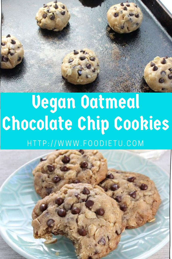 Vegan Oatmeal Chocolate Chip Cookies Health Timers