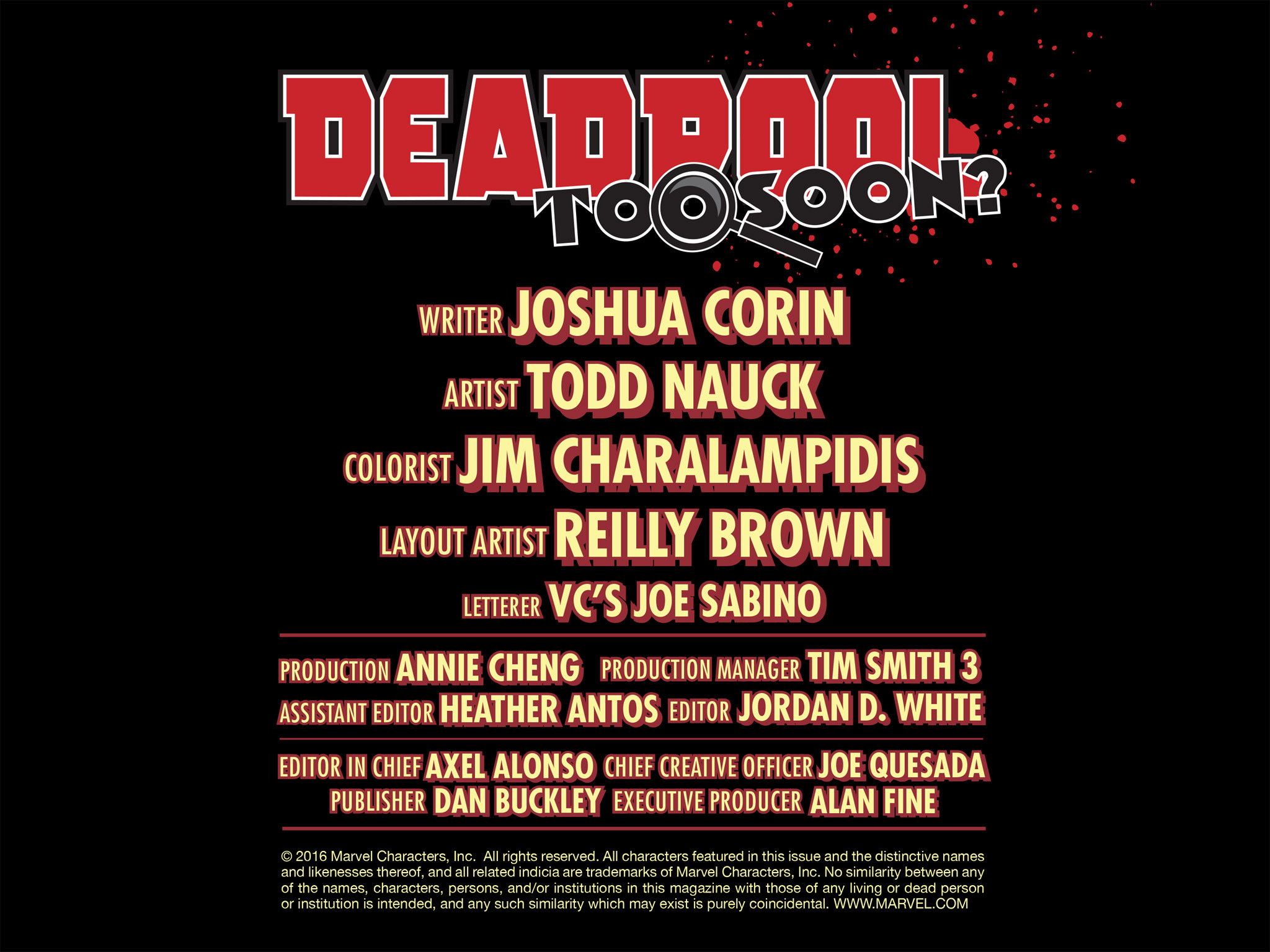 Read online Deadpool: Too Soon? Infinite Comic comic -  Issue #5 - 68