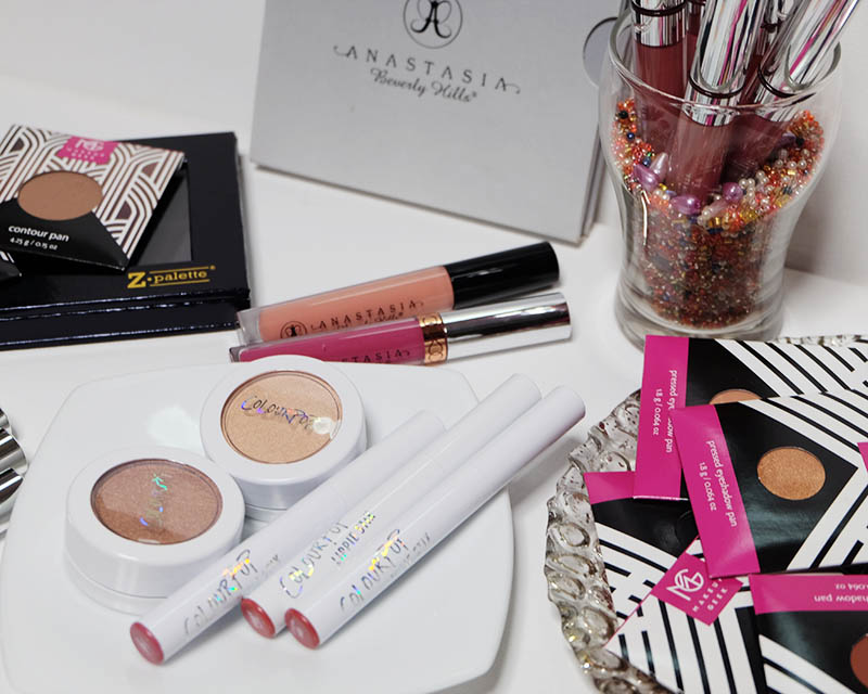 Bash Harry shows her American Makeup Haul featuring US-Based brands Anastasia Beverly Hills, ColourPop and Makeup Geek