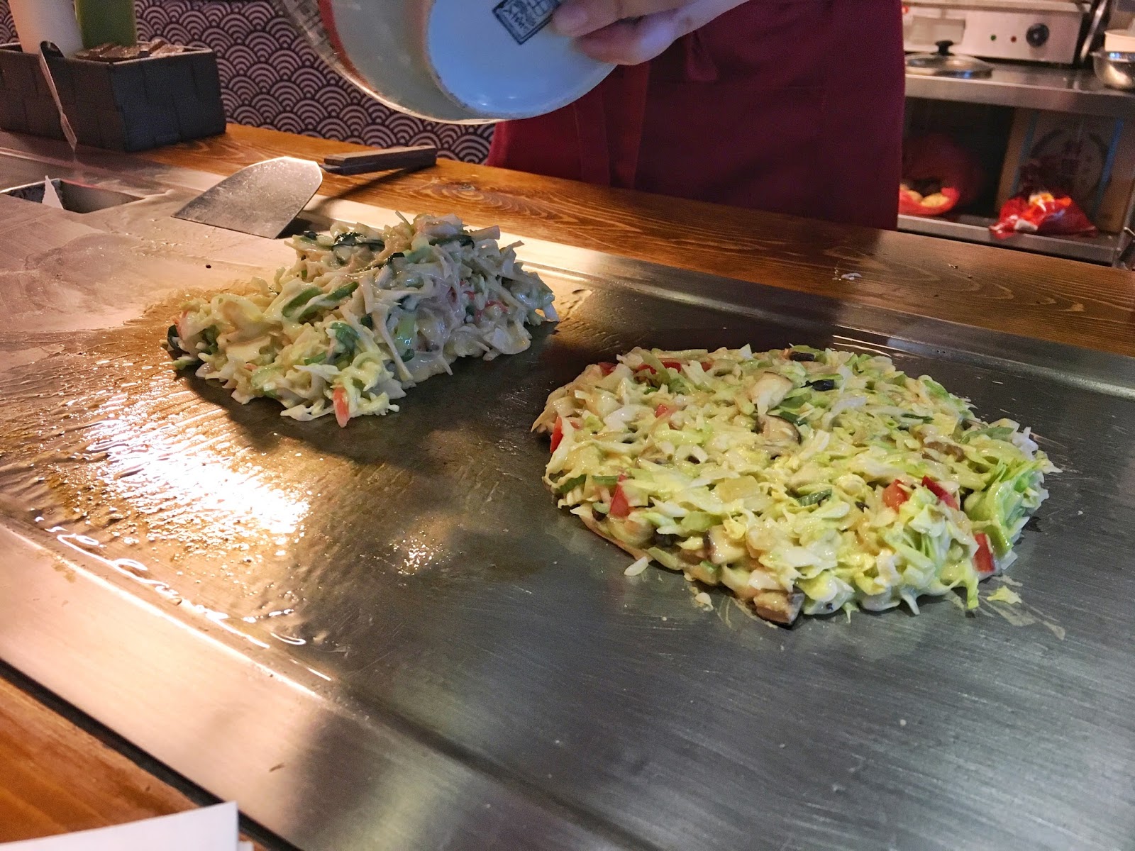Ajiya Okonomiyaki Restaurant DIY Japanese Pancake