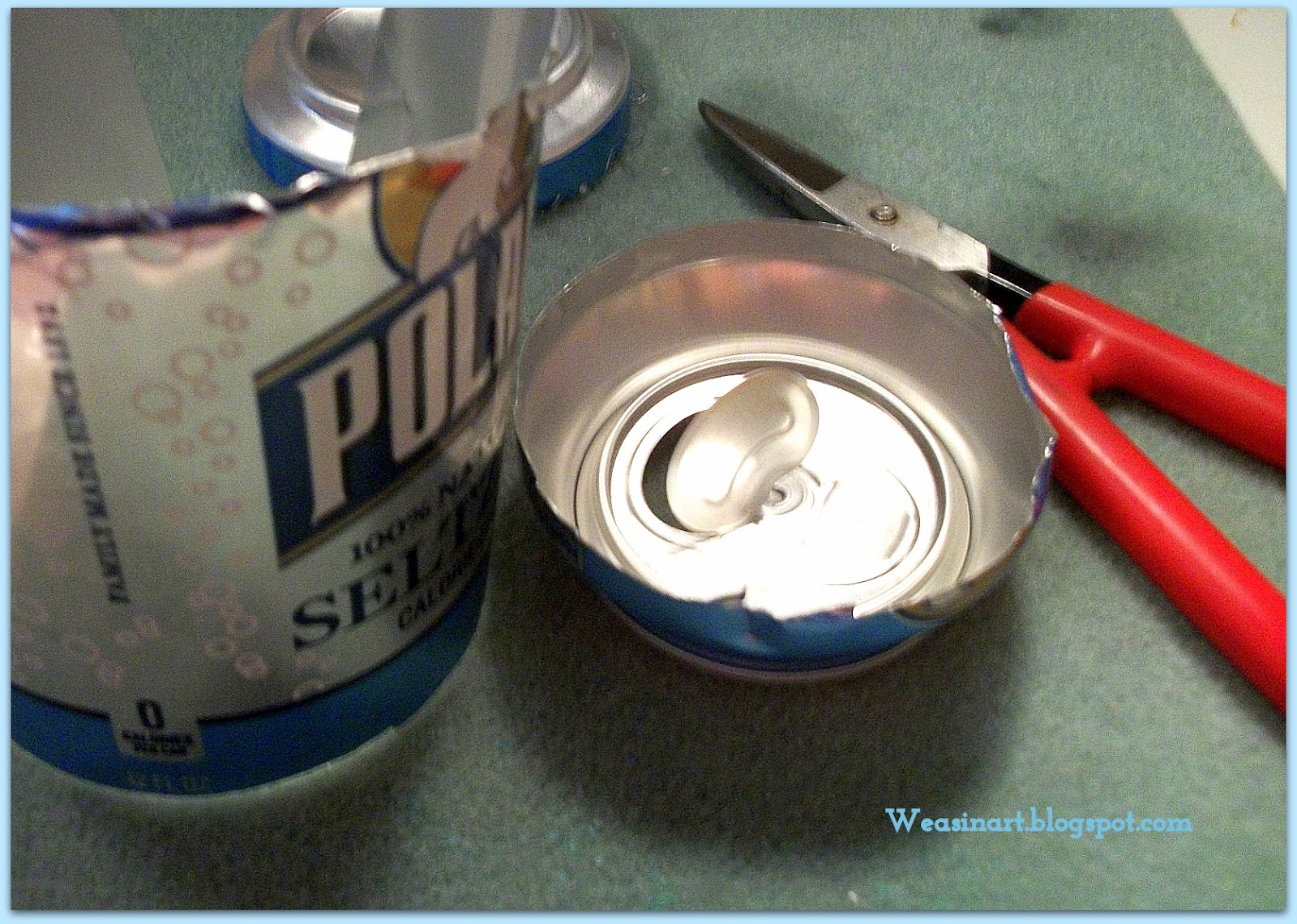 weasinart Metalwork Monday Upcycled Soda Can Jewelry