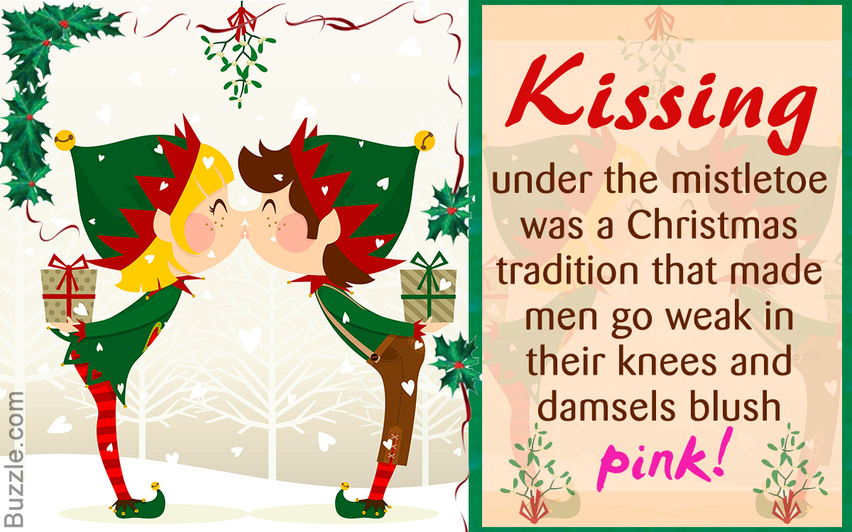 Kissing Under The Mistletoe A Christmas Tradition Explained.