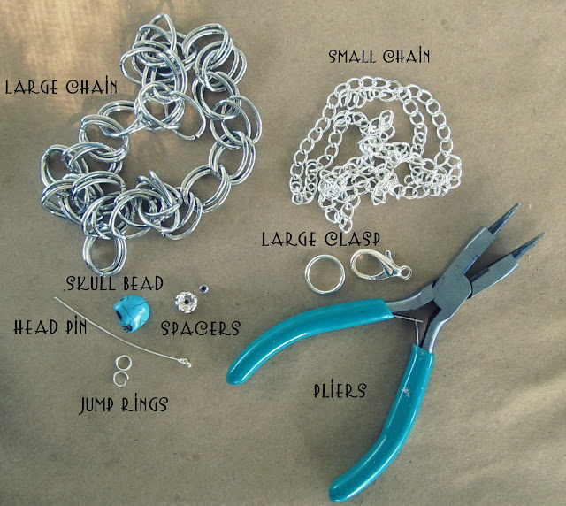 WobiSobi: Chain and Skull Bracelet