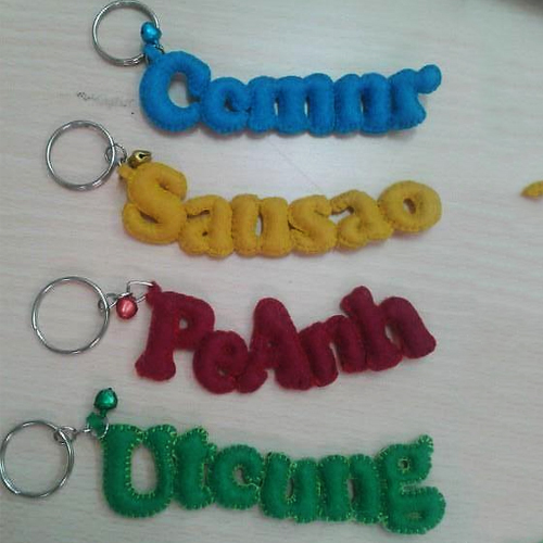 Lam Moc Khoa Bằng Vải Nỉ Theo Ten Handmade Dzungmac Vải Dạ Nỉ Handmade Dzungmac