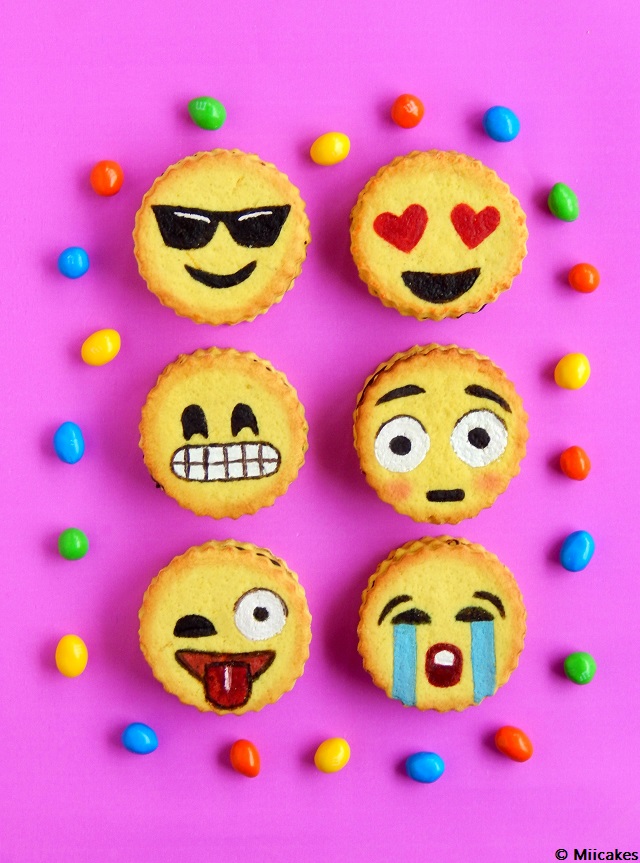 Arriba 106+ imagen recetas de galletas de emojis