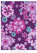 Purples Floral AOP