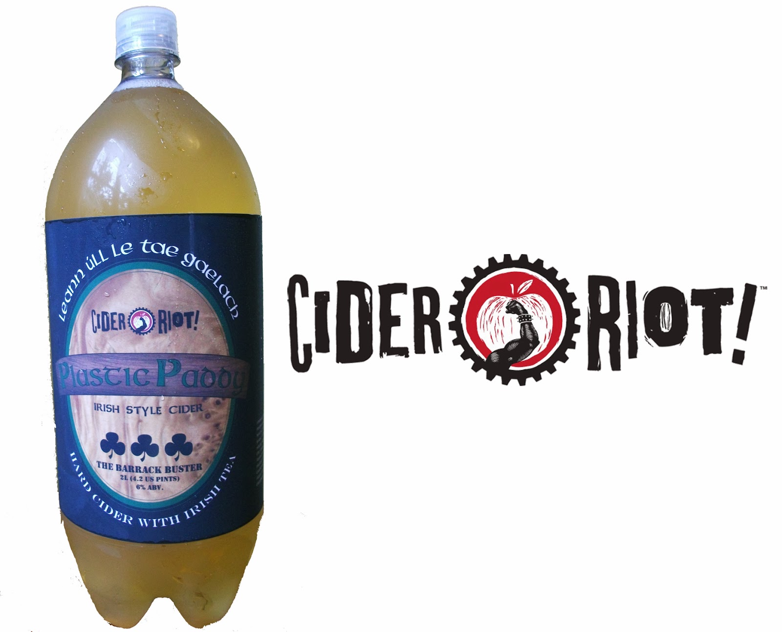 Cider Riot! Releases "Plastic Paddy" in 2Liter Plastic Bottles