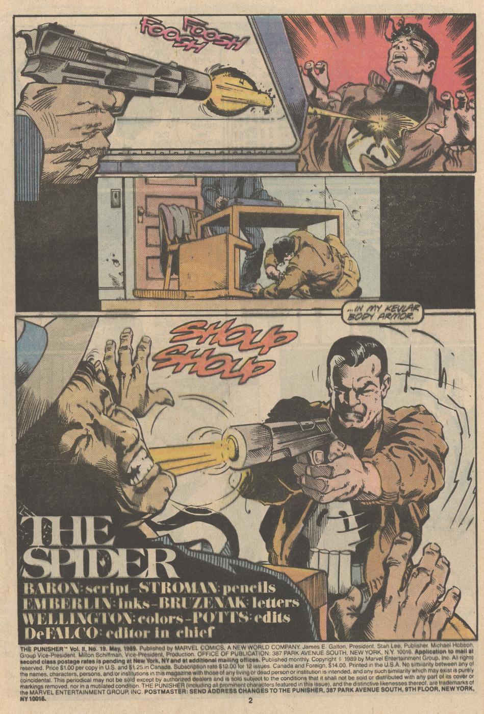 Read online The Punisher (1987) comic -  Issue #19 - The Spider - 3