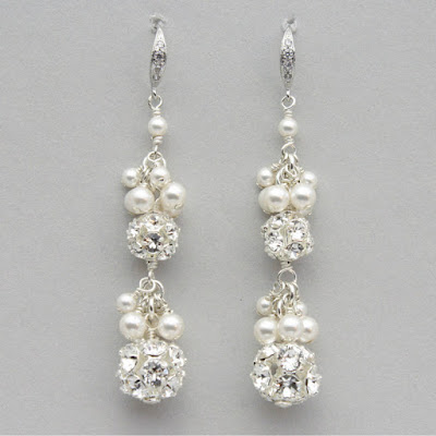 awesome bridal drop earrings