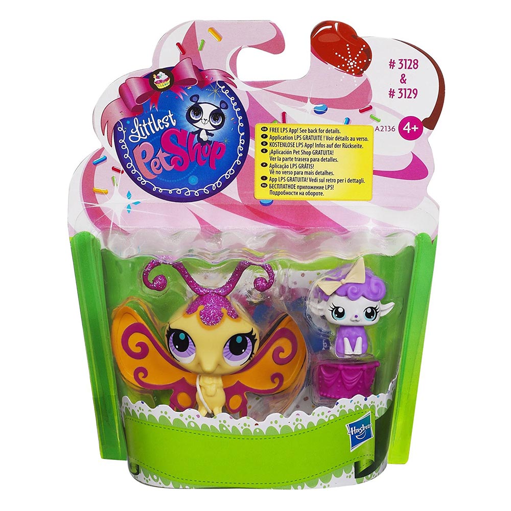 Littlest Pet Shop Pet Pairs Butterfly (3128) Pet LPS Merch