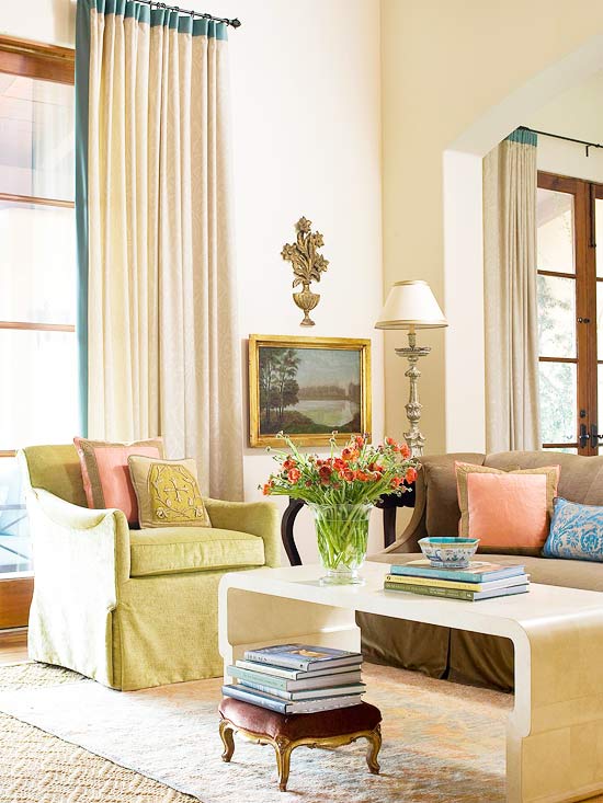 2013 Neutral Living Room Decorating Ideas from BHG | Modern ...