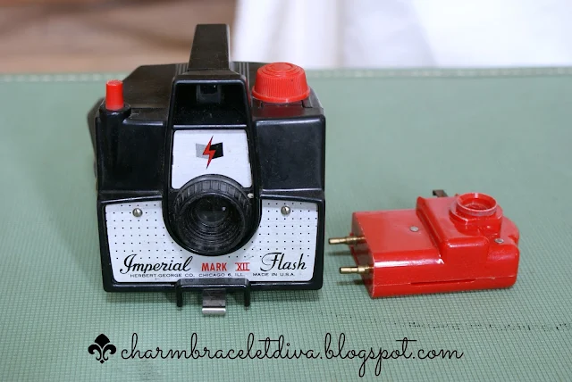 Vintage Imperial Mark XII camera and flash