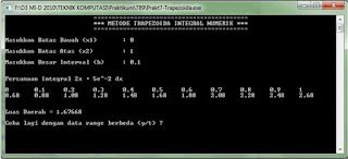 Komputasi : Trapezoida