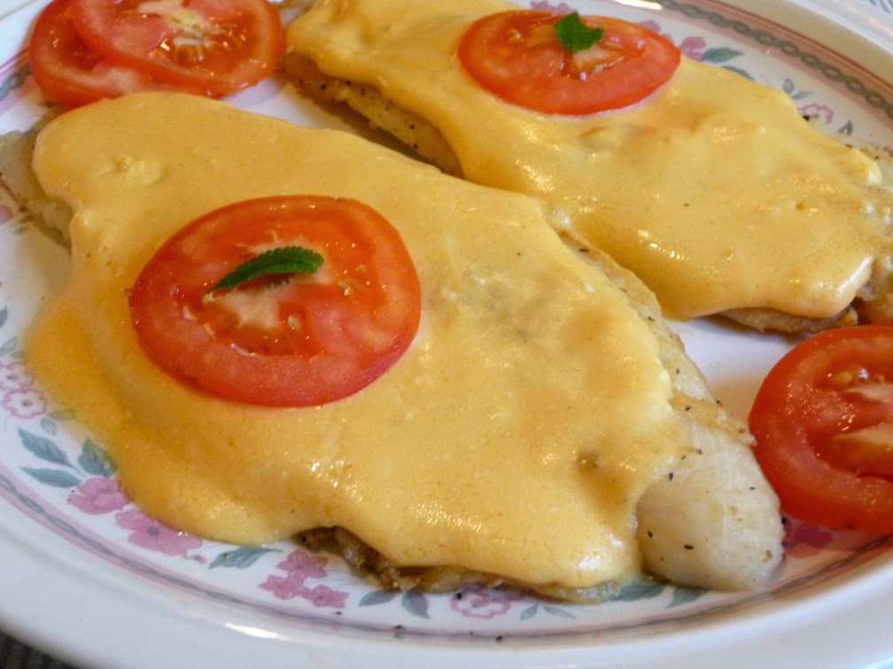 SPLENDID LOWCARBING BY JENNIFER ELOFF FISH WITH CHEESE SAUCE